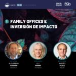 Speakers de charla, Family Offices e inversión de impacto, en Cataliza 2023.